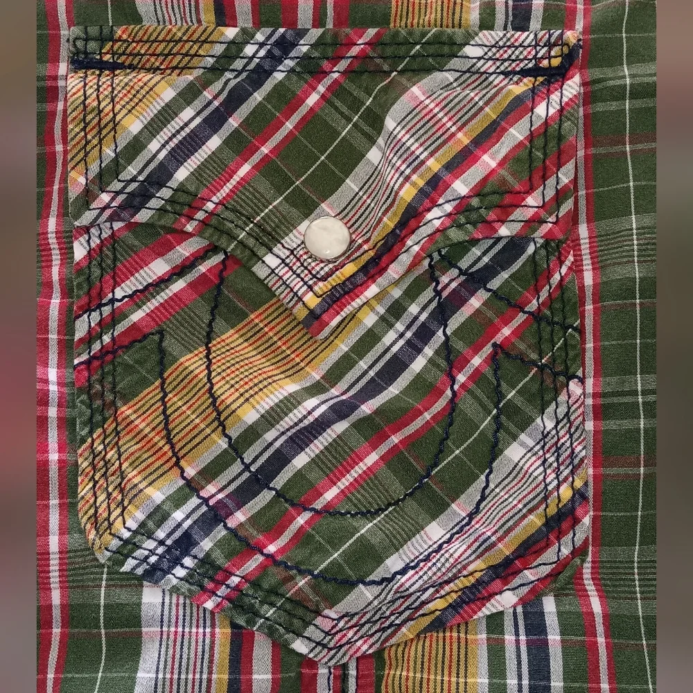 - UNISEX WESTERN STYLE PLAID SHIRT by TRUE RELIGION